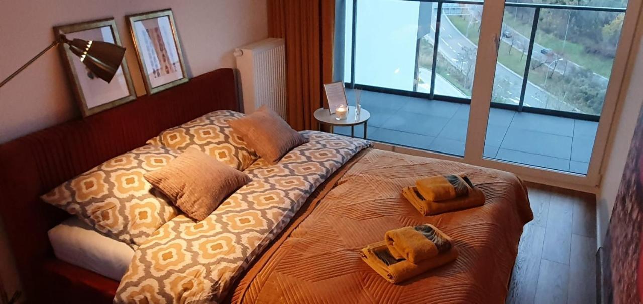 Apartament Bursztynowy Modern Tower Gdynia Dış mekan fotoğraf