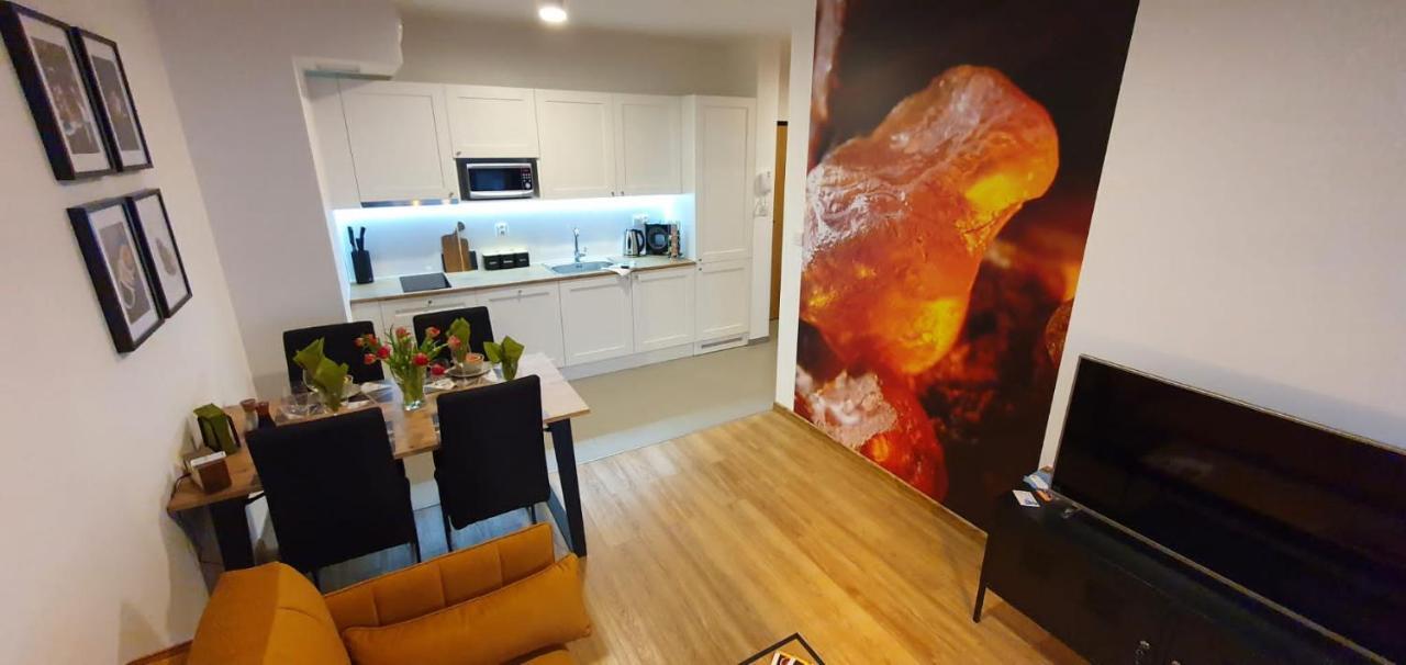 Apartament Bursztynowy Modern Tower Gdynia Dış mekan fotoğraf