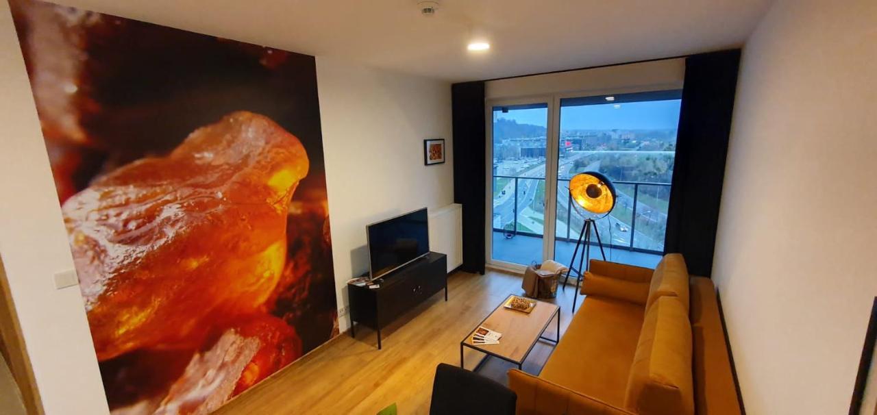 Apartament Bursztynowy Modern Tower Gdynia Dış mekan fotoğraf